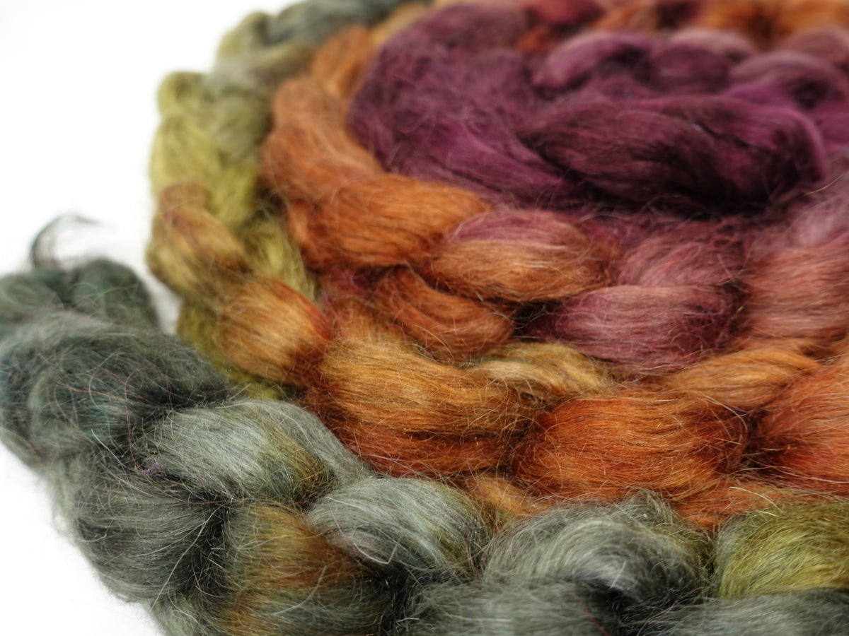 Hand Dyed Non-Wool Fibres