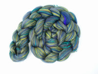 Indigo Balls- Pigments- Merino, Sari Silk, Mulberry Silk & Llama. 100g