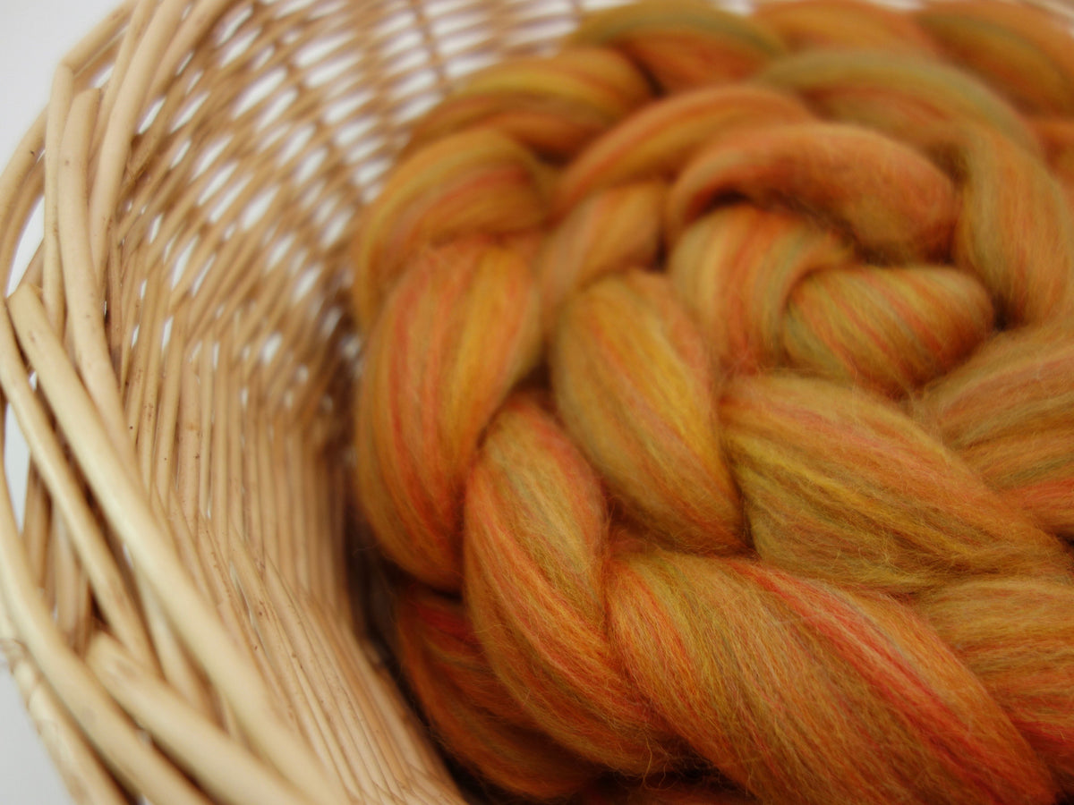 Sif- Nordic Collection. Blended Corriedale & Merino Top, 100g - Hilltop Cloud