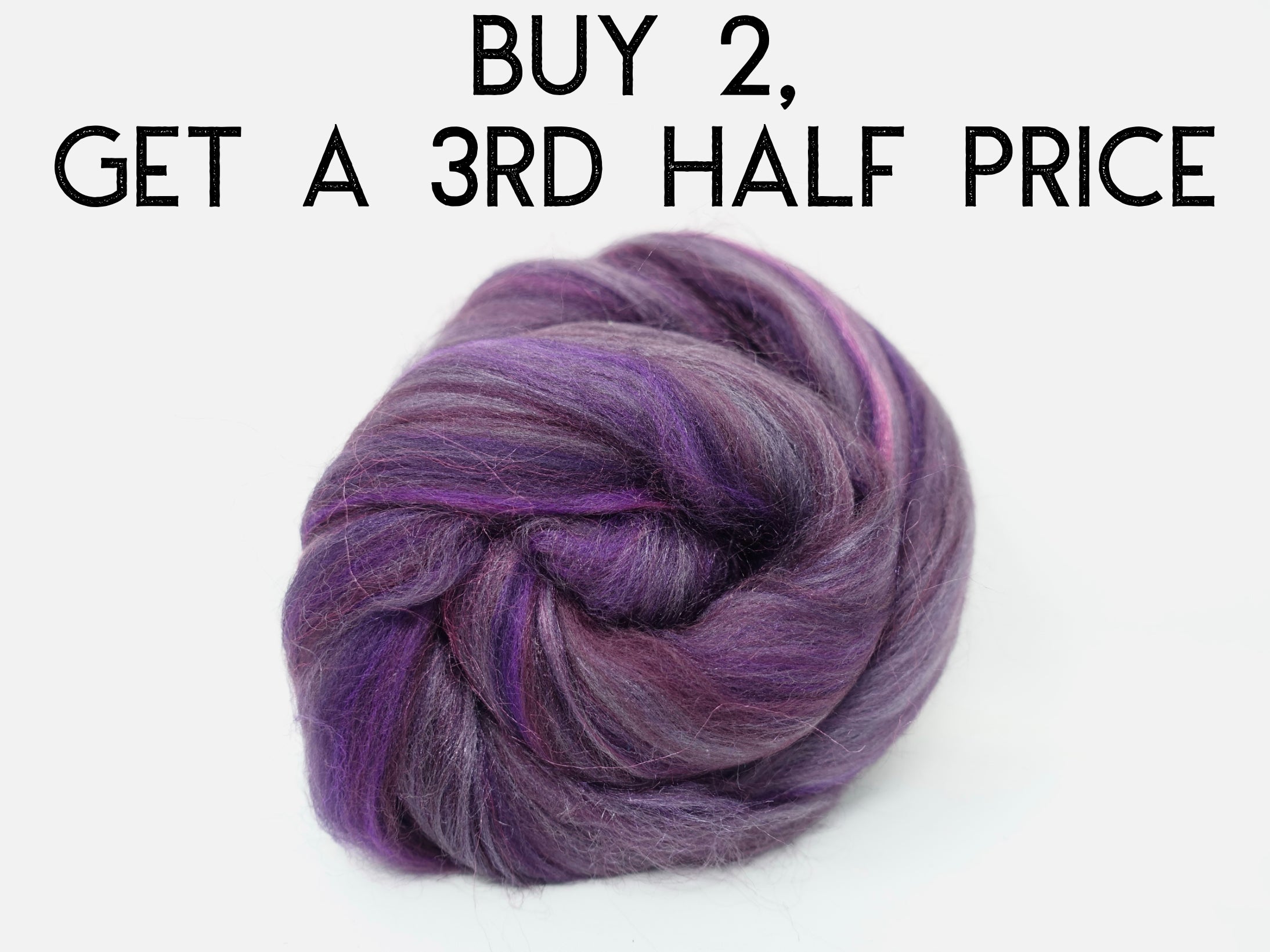 1908- Superfine 19 micron Merino & Tussah Silk, 70-30 blend. 50g (DHG)