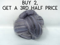 Coastal Fog- Superfine Merino & Tussah Silk- Tour de Fleece. 50g (DHG)