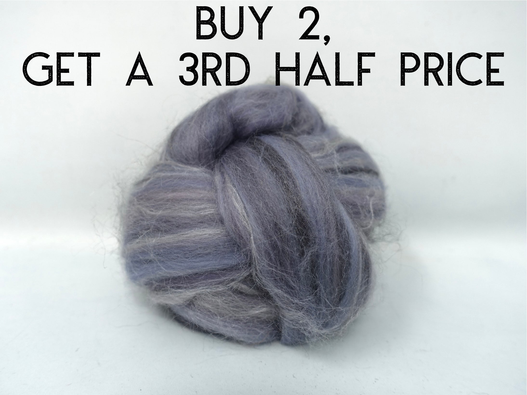 Coastal Fog- Superfine Merino & Tussah Silk- Tour de Fleece. 50g (DHG)