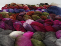 Dyers Half-Dozen - Superwash Superfine Merino, 6 co-ordinating mini braids, Hand Dyed Wool, 360g