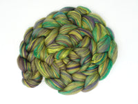 Terre Verte- Pigments- Merino, Sari Silk, Mulberry Silk & Llama. 100g