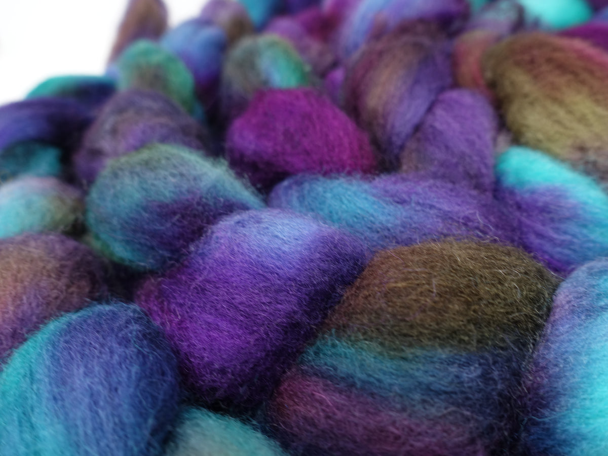 Shetland. Hand Dyed Variegated.  100g