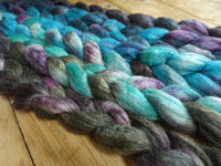 Fade Pack- Corriedale & Lotus, 5 co-ordinating braids, Hand Dyed British Wool, 500g