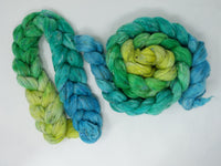 Tweed Wool. South American Wool & Viscose Tweed Nepps. Hand Dyed Gradient 100g