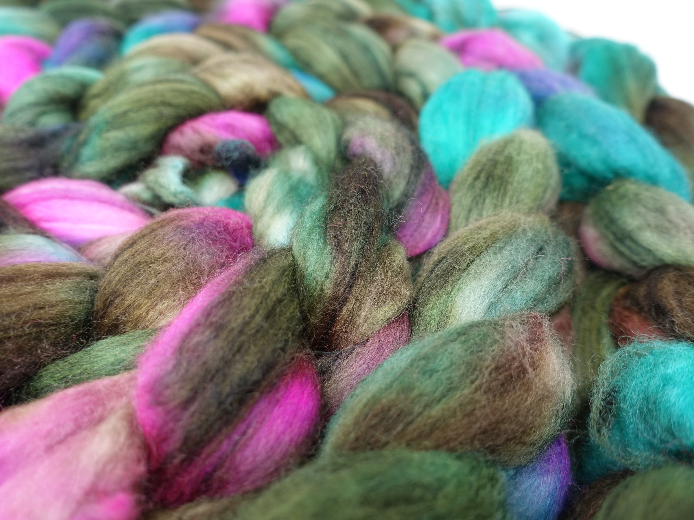 Superfine Merino & Cashmere, Hand Dyed, Variegated. 100g