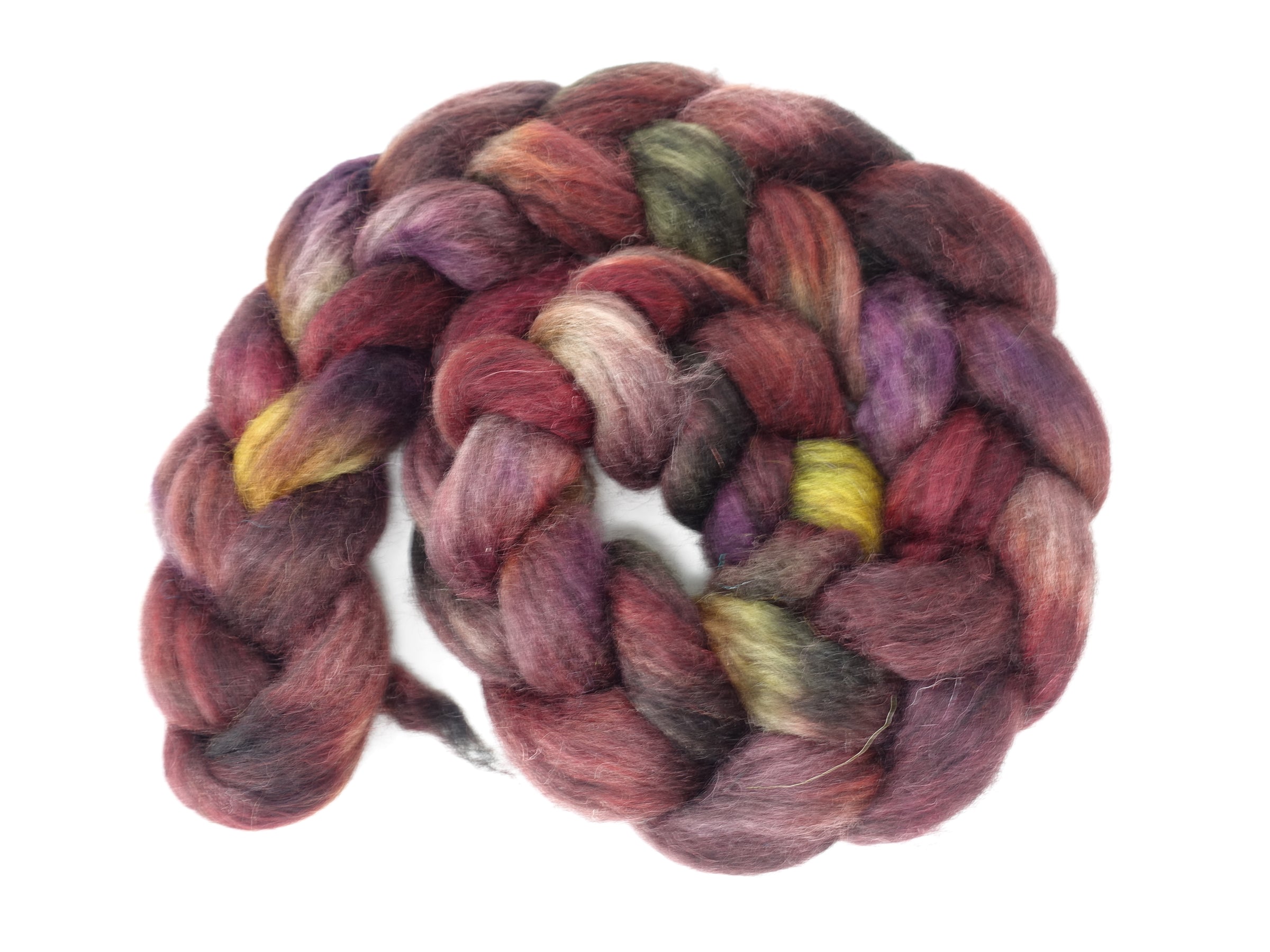 Cymreig. Welsh Wool & Kid Mohair. Hand Dyed Variegated - 100g