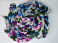 Tweed Wool. South American Wool & Viscose Tweed Nepps. Hand Dyed Variegated 100g
