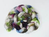 Tweed Wool. South American Wool & Viscose Tweed Nepps. Hand Dyed Variegated 100g