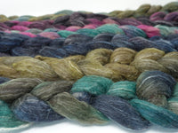 Dyers Half-Dozen - BFL, Alpaca & Seacell, 6 co-ordinating mini braids, Hand Dyed Wool, 360g