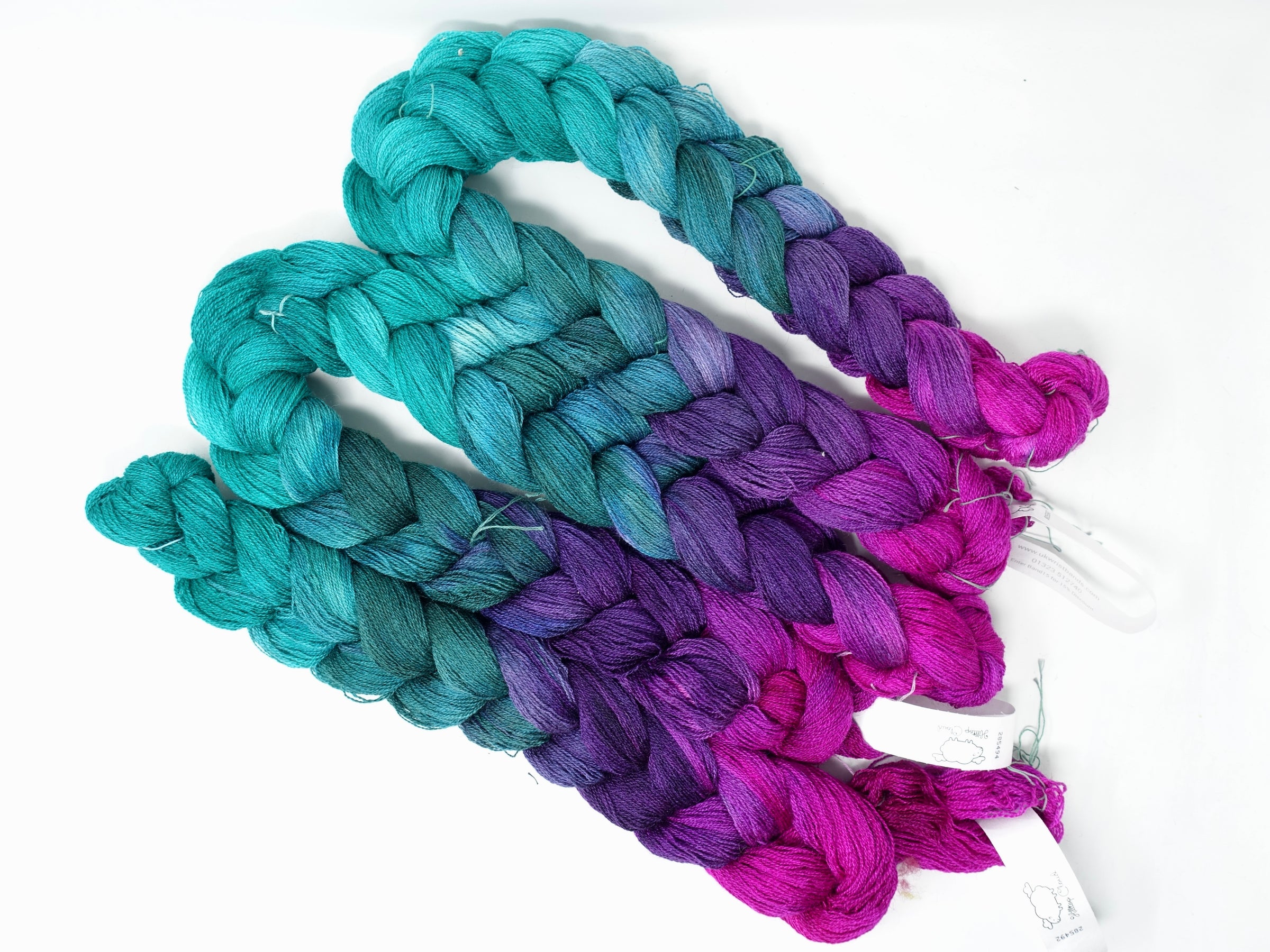 Gradient Warp- Shetland, BFL, Silk ~800m per 100g, 320 ends ~2.2m or 5m length