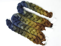 Gradient Warp- Shetland, BFL, Silk ~800m per 100g, 320 ends ~2.2m or 5m length
