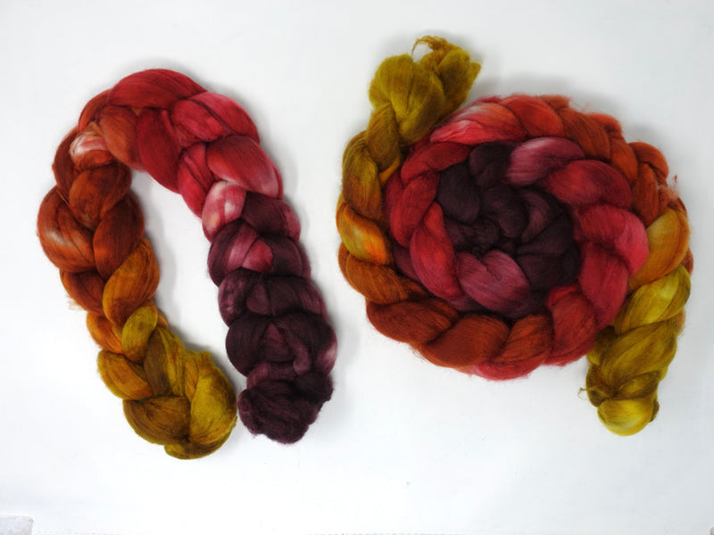 Superfine Superwash Merino 18.5mic, Hand Dyed Variegated 100g