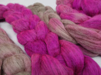 Superfine Merino, Silk & Camel. Hand Dyed Gradient 100g