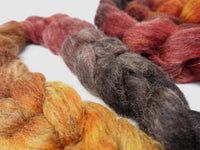 Cymreig. Welsh Wool & Kid Mohair. Hand Dyed Gradient - 100g