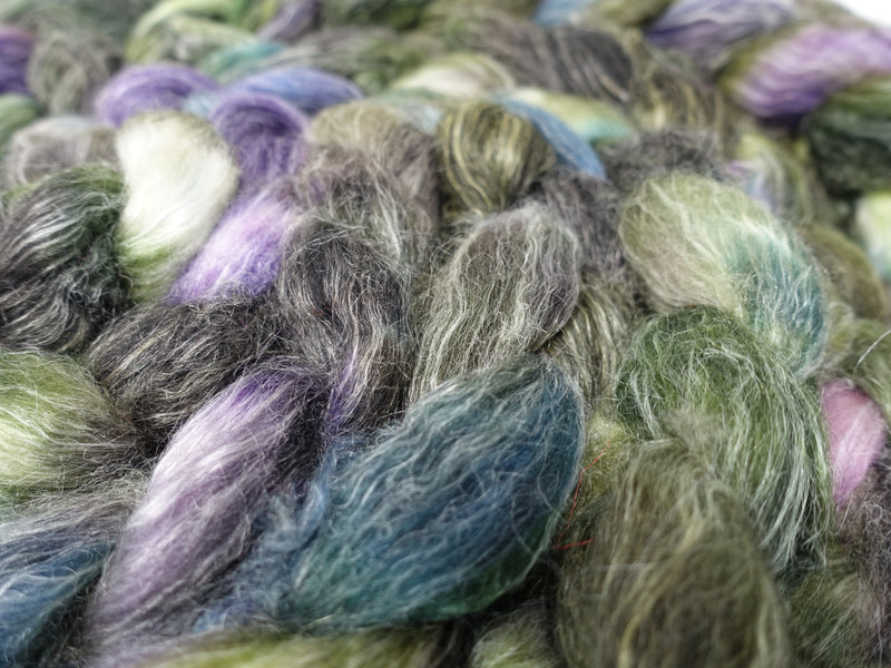 Superwash BFL & Ramie, Hand Dyed Variegated, 100g