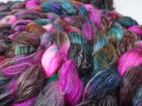 Superwash BFL & Ramie, Hand Dyed Variegated, 100g