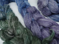 Corriedale & Lotus,  Hand Dyed Gradient. 100g