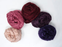 Berry Tussah Silk Bundle