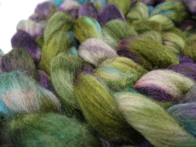 Polwarth & Yak. Hand Dyed Variegated. 100g