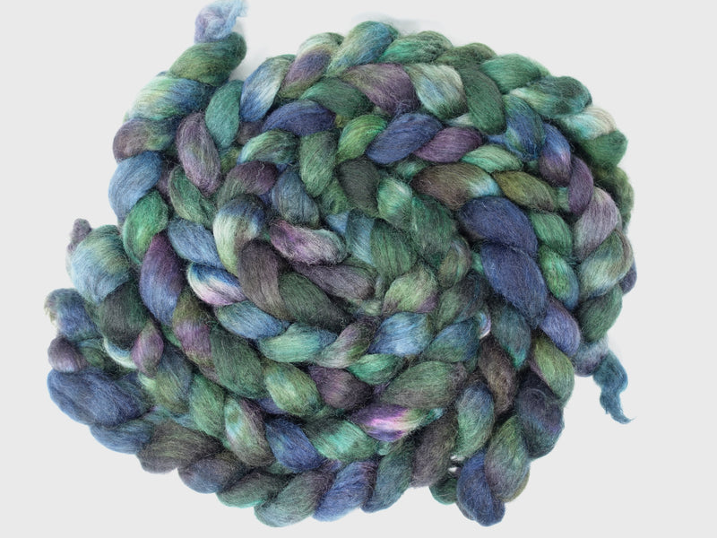 Cymreig. Welsh Wool & Kid Mohair. Hand Dyed Variegated - 100g