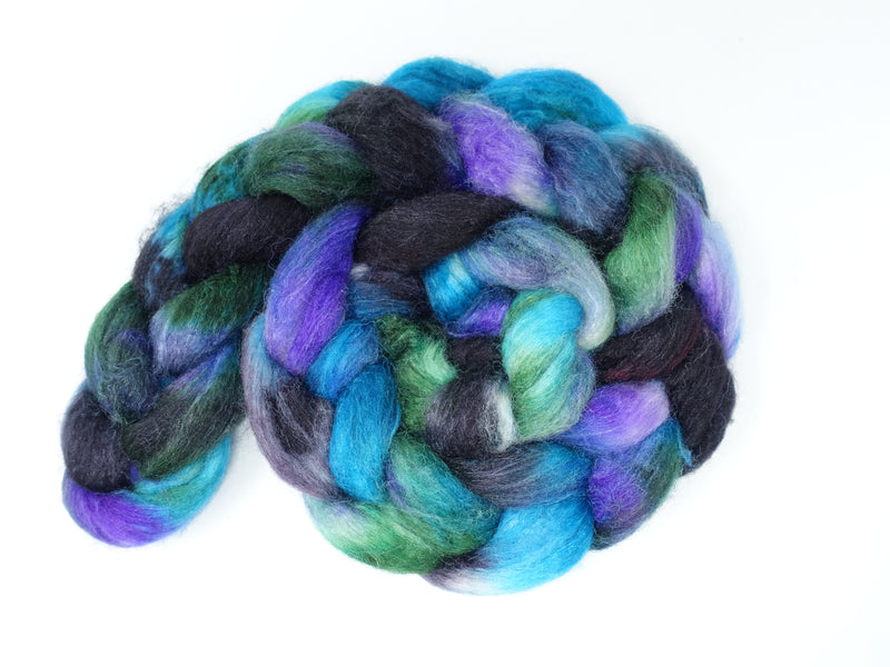 Sock Fibre, Superwash Cheviot, Silk & Bio-Nylon. Variegated 100g