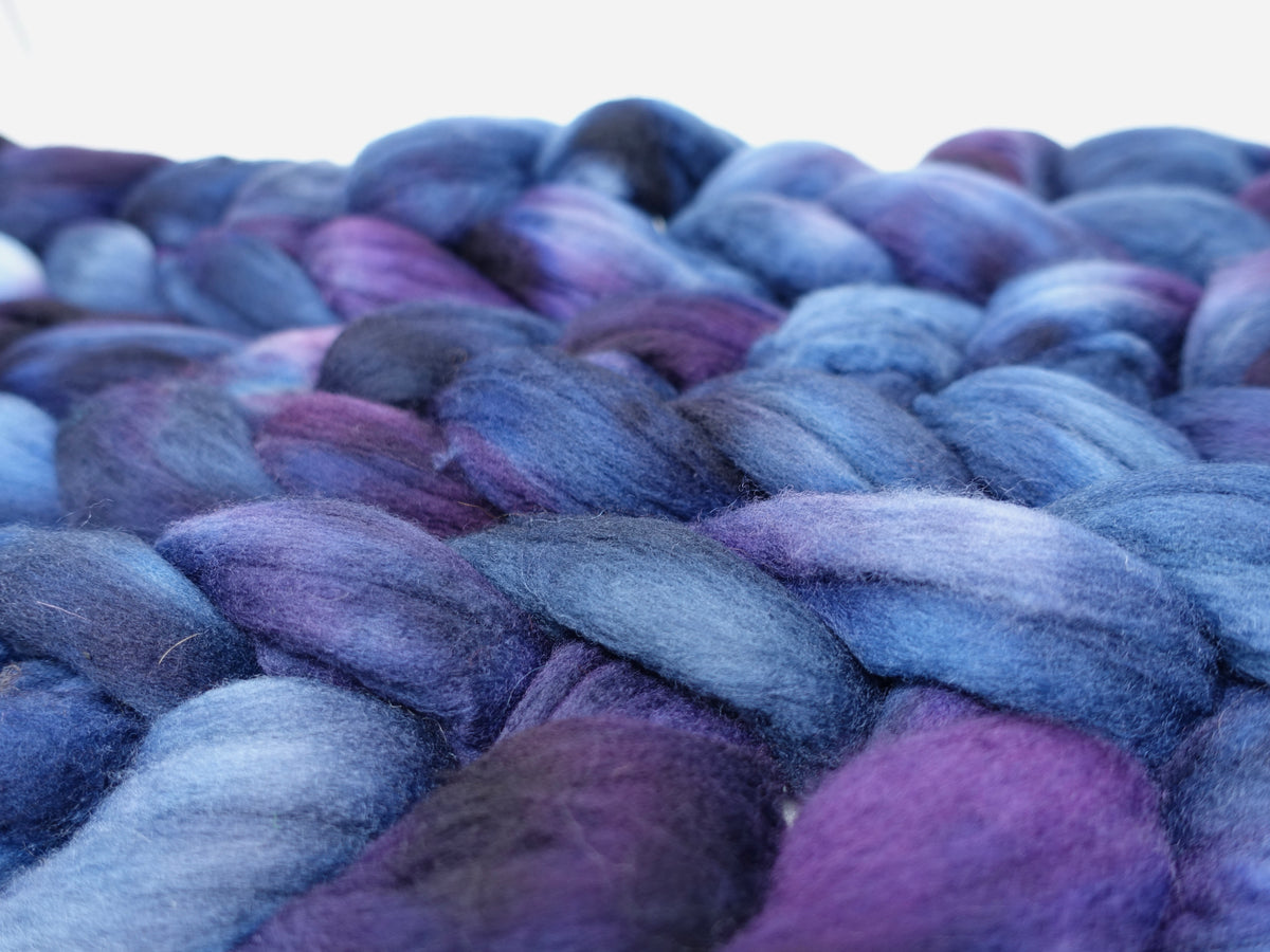 Rambouillet, Hand Dyed Semi-Solid 100g