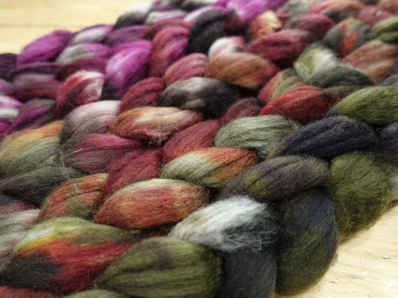 Fade Pack- Polwarth & Yak, 5 co-ordinating braids, Hand Dyed. 500g