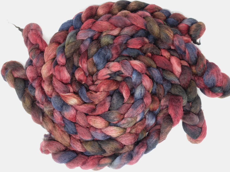 Cymreig. Welsh Wool & Kid Mohair. Hand Dyed Variegated - 100g