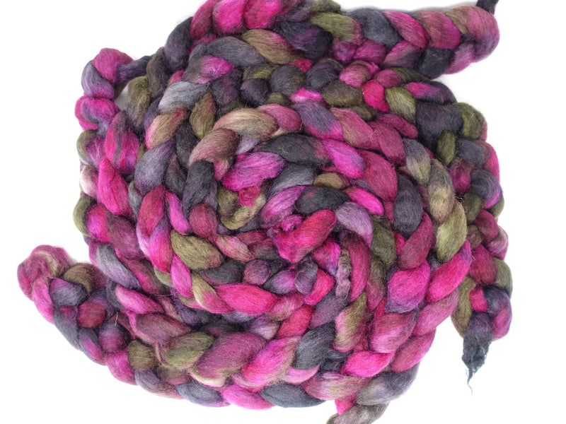 Cymreig. Welsh Wool & Kid Mohair. Hand Dyed Variegated - 100g