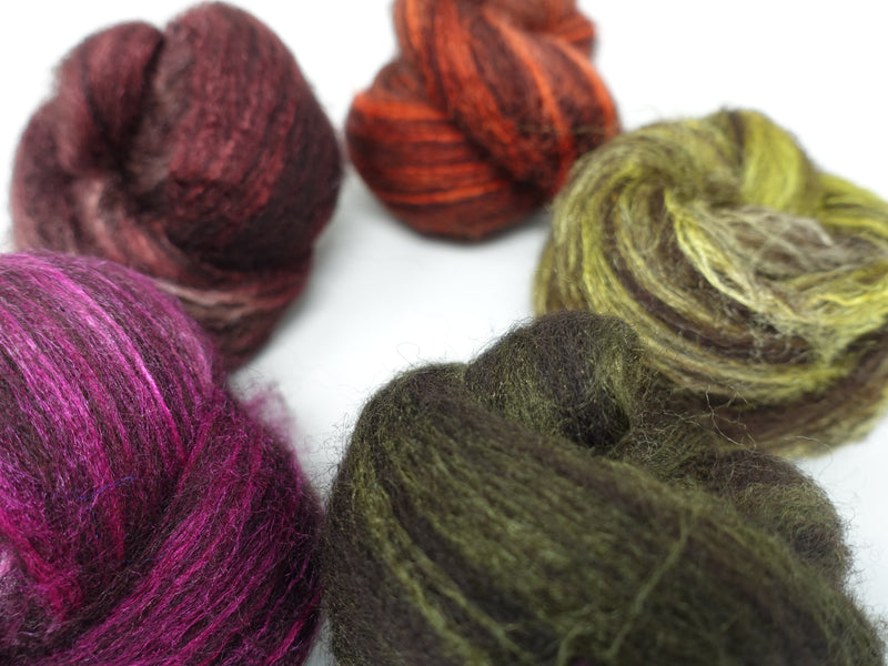 Zwartbles & Silk, Mixed Colour Pack. Arcane. 100g