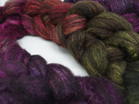 Zwartbles & Silk, Hand Dyed Gradient. 100g