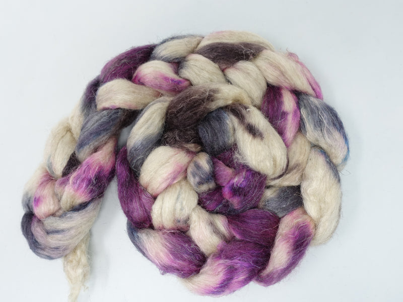 Romney, Silk & Linen. Hand Dyed Variegated - 100g