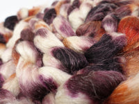 Romney, Silk & Linen. Hand Dyed Variegated - 100g