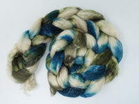 Romney, Silk & Linen. Hand Dyed Variegated - 100g