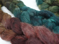 Cymreig. Welsh Wool & Kid Mohair. Hand Dyed Gradient - 100g