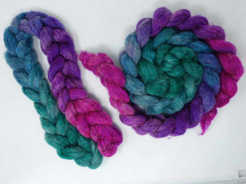 Cymreig. Welsh Wool & Kid Mohair. Hand Dyed Gradient - 100g