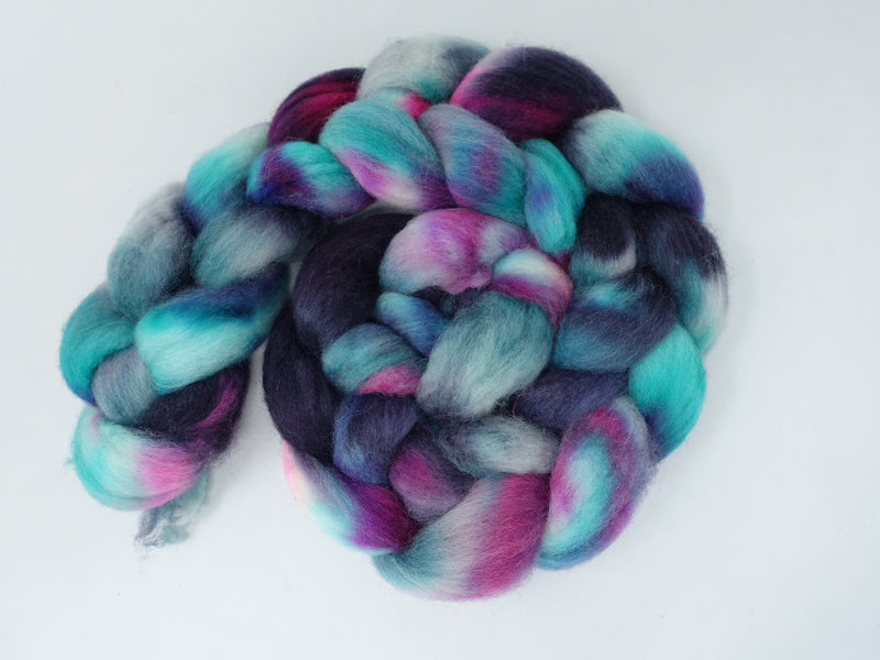 Cambrian Wool, Hand Dyed Variegated. Welsh x BFL Wool, 100g