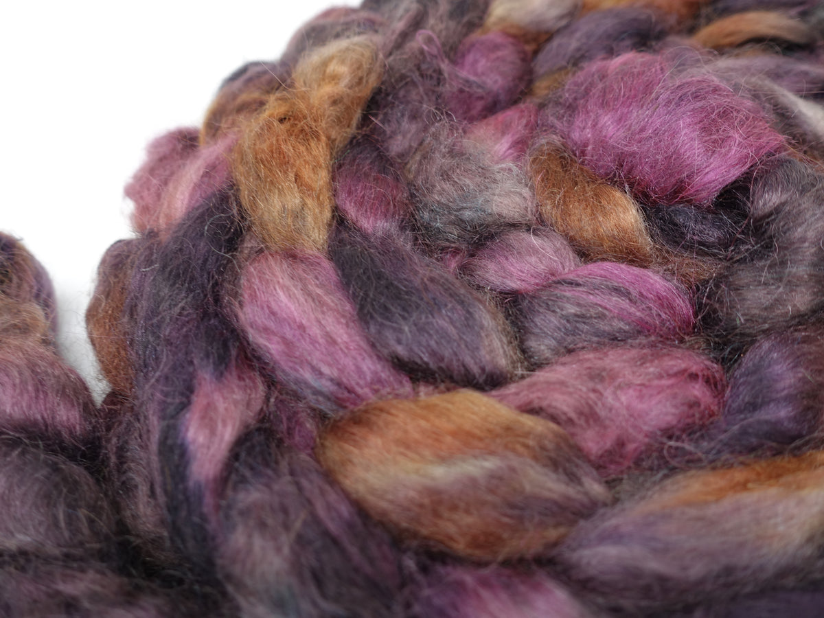 Kid Mohair & Peduncle Silk, Hand Dyed Variegated 100g