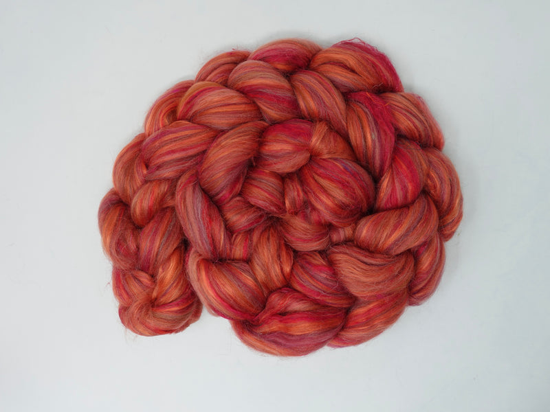 Mixed Pigments- Merino, Sari Silk, Mulberry Silk & Llama. 100g