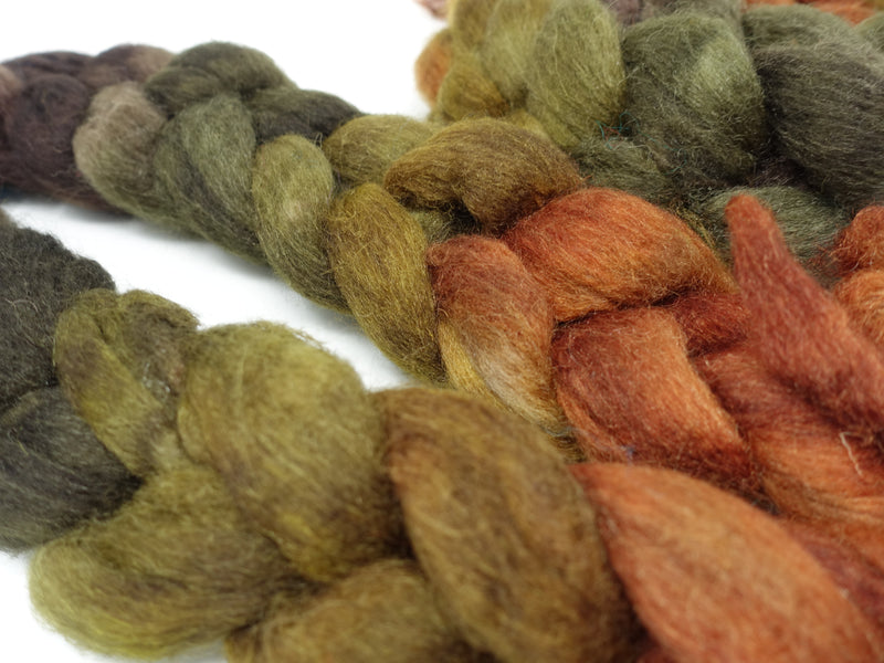 Sock Fibre, Superwash Cheviot, Silk & Bio-Nylon. Mirror Gradient 100g