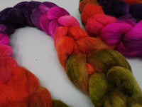 Sock Fibre, Superwash Cheviot, Silk & Bio-Nylon. Mirror Gradient 100g