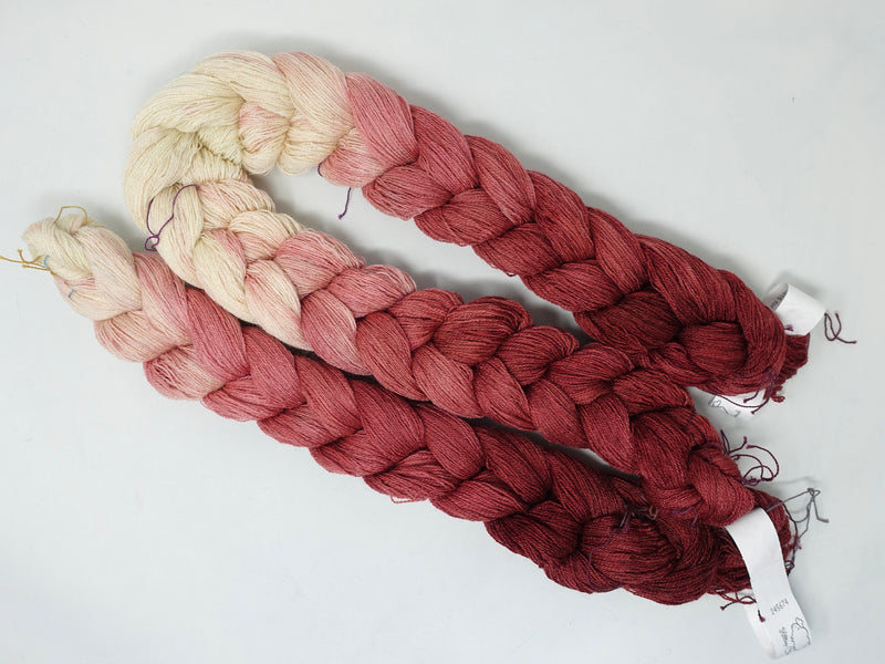 Gradient Warp- Shetland, BFL, Silk ~800m per 100g, 320 ends ~2.2m or 5m length