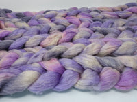 Romney, Silk & Linen. Hand Dyed Semi-Solid-100g