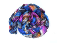 Alpaca & Tussah Silk, Hand Dyed Variegated, 100g