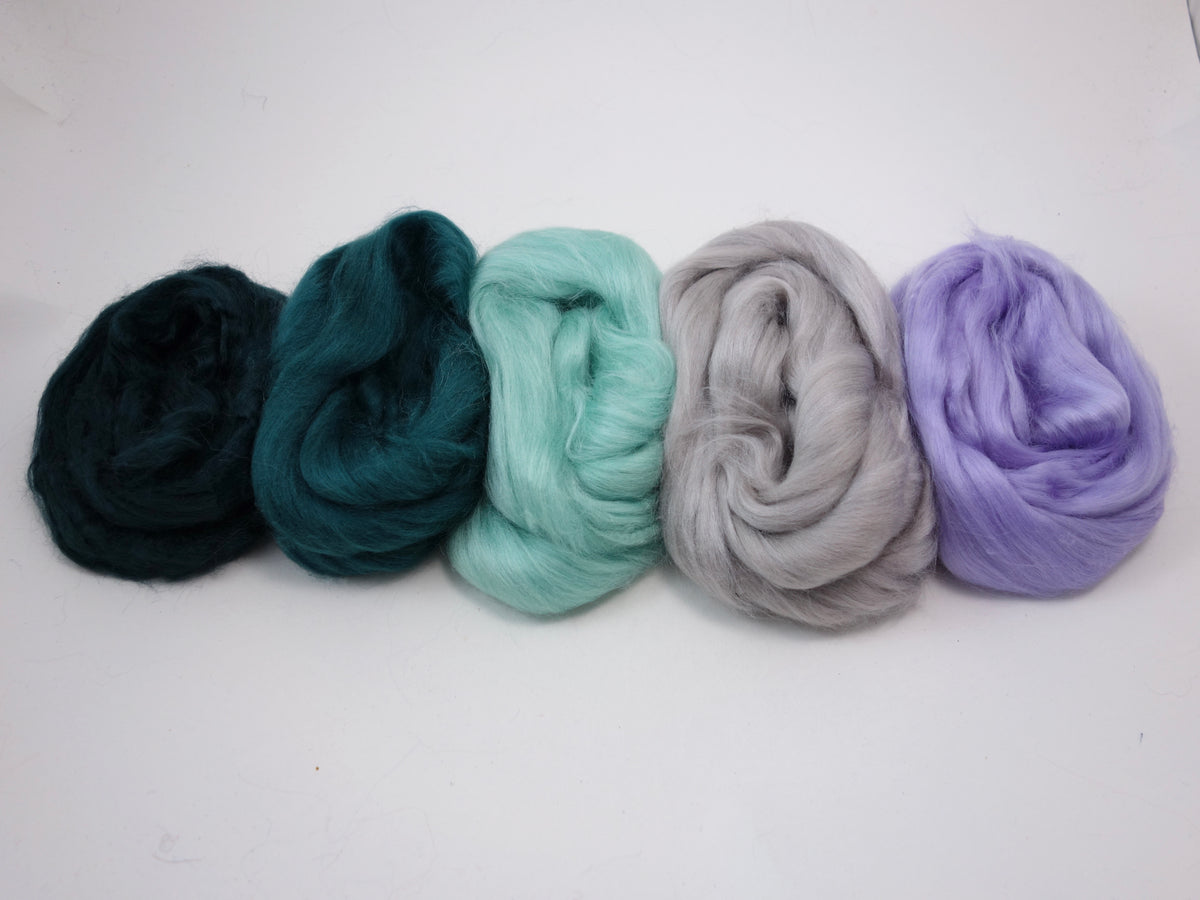 Pine Forest Tussah Silk Colour Pack