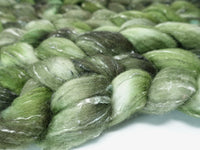 Tweed Wool. South American Wool & Viscose Tweed Nepps. Hand Dyed Semi-Solid 100g