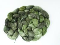 Tweed Wool. South American Wool & Viscose Tweed Nepps. Hand Dyed Semi-Solid 100g